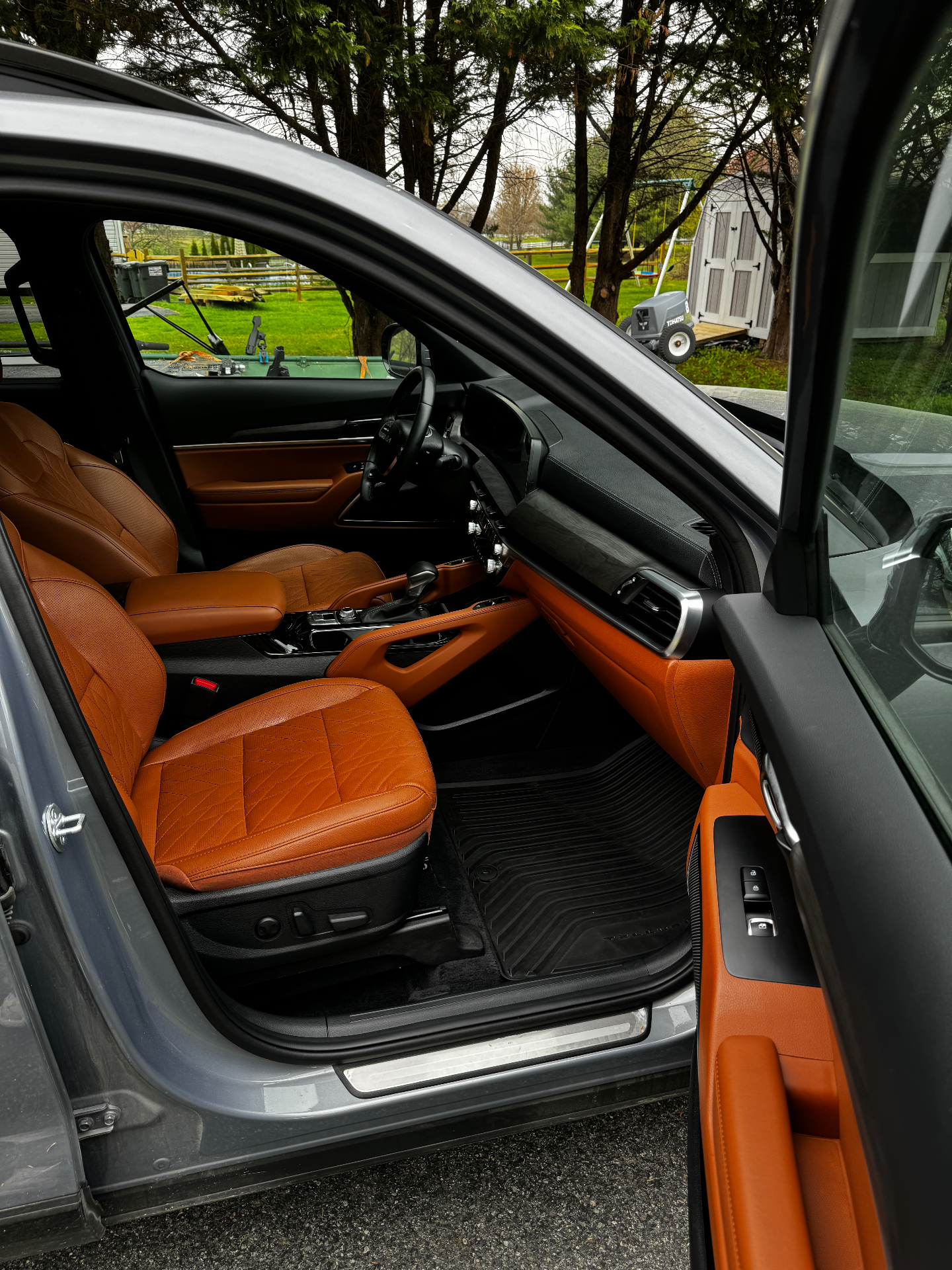 Detailed passenger-side interior